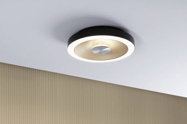 Produktbild: Paulmann 71178 Volea LED-Deckenleuchte LED 3.5 W, 13W Schwarz, Gold