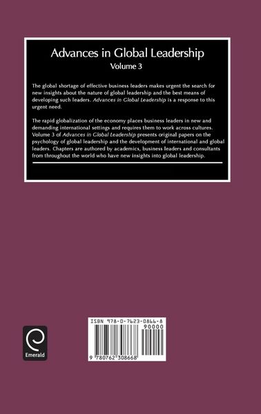 Produktbild: Advances in Global Leadership