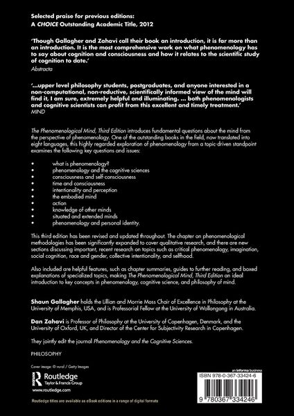 Produktbild: The Phenomenological Mind