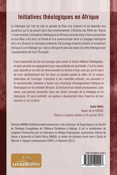 Produktbild: Initiatives th&eacute;ologiques en Afrique