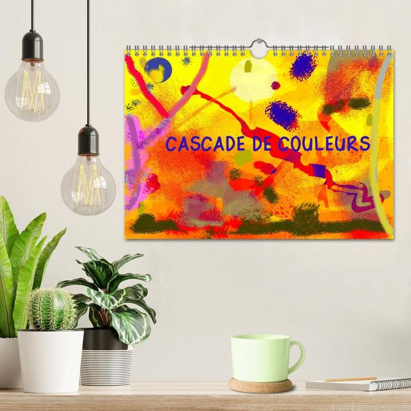Produktbild: Cascade de couleurs (Calendrier mural 2026 DIN A4 vertical), CALVENDO calendrier mensuel