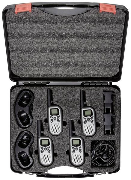 Produktbild: Stabo Freecomm 400 II 20444 PMR-Funkger&auml;t 4er Set