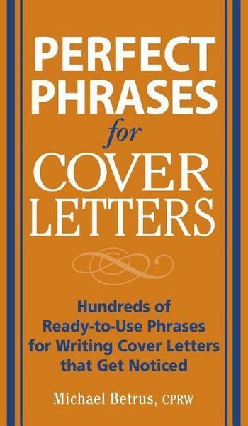 Produktbild: Perfect Phrases for Cover Letters