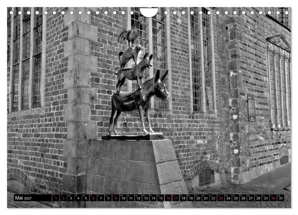 Produktbild: Historisches Bremen (Wandkalender 2027 DIN A4 quer), CALVENDO Monatskalender
