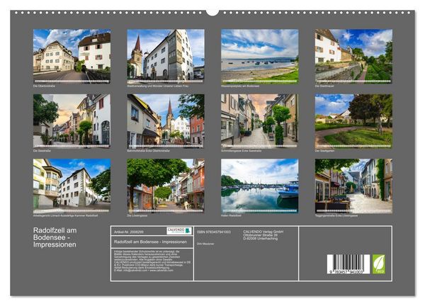 Produktbild: Radolfzell am Bodensee - Impressionen (Wandkalender 2026 DIN A2 quer), CALVENDO Monatskalender