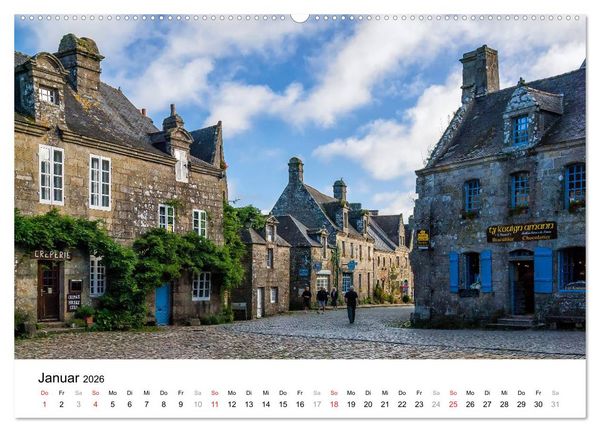 Produktbild: Bretonische Impressionen (hochwertiger Premium Wandkalender 2026 DIN A2 quer), Kunstdruck in Hochglanz