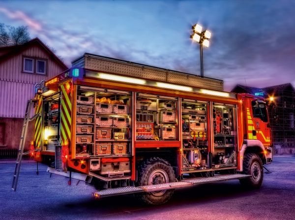Produktbild: R&uuml;stwagen FF Bad Harzburg (Puzzle)