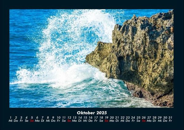 Produktbild: Meereslandschaften 2025 Fotokalender DIN A4