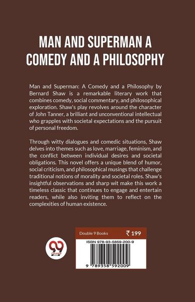 Produktbild: Man And Superman A Comedy And A Philosophy