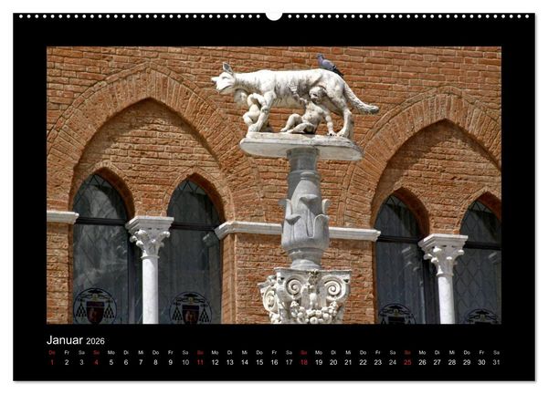 Produktbild: Siena, Perle der Toskana (Wandkalender 2026 DIN A2 quer), CALVENDO Monatskalender