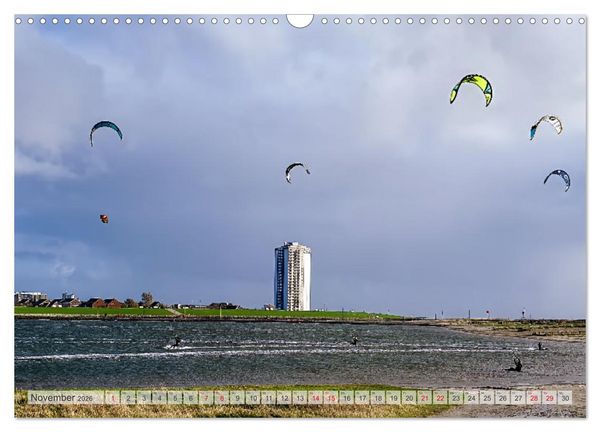 Produktbild: Seebad B&uuml;sum (Wandkalender 2026 DIN A3 quer), CALVENDO Monatskalender