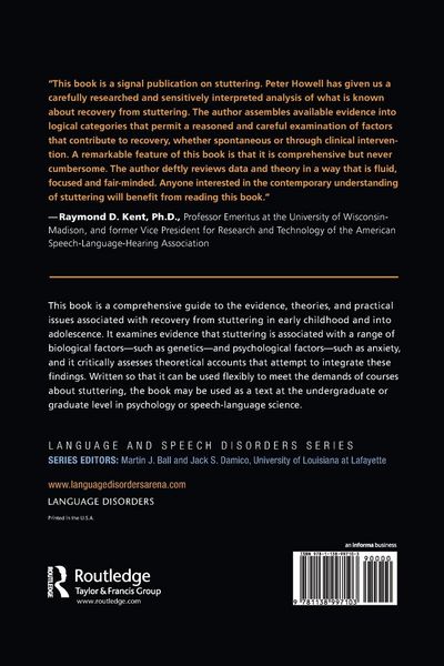 Produktbild: Recovery from Stuttering