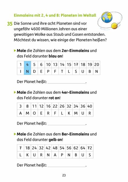 Produktbild: Mathe 2./3. Klasse &Uuml;bungsheft - Einmaleins