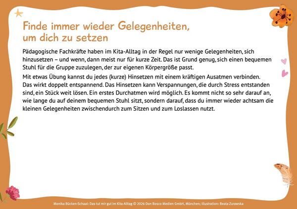 Produktbild: Das tut mir gut im Kita-Alltag
