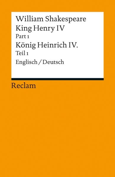 Produktbild: King Henry IV, Part 1 / Heinrich IV., Teil 1