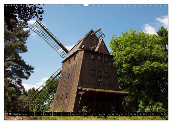 Produktbild: Windm&uuml;hlen in Deutschland (hochwertiger Premium Wandkalender 2026 DIN A2 quer), Kunstdruck in Hochglanz