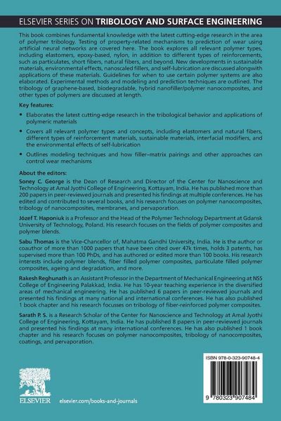 Produktbild: Tribology of Polymers, Polymer Composites, and Polymer Nanocomposites
