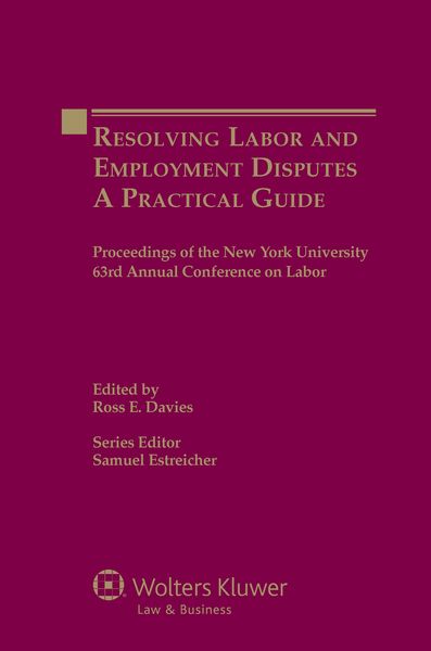 Produktbild: Resolving Labor and Employment Disputes