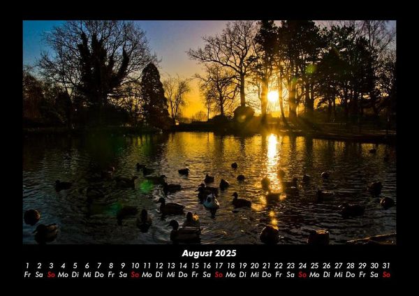 Produktbild: Sonnenuntergang 2025 Fotokalender DIN A3