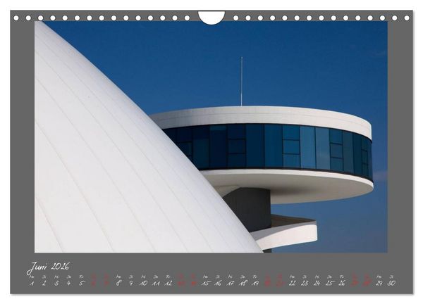 Produktbild: Moderne Architektur - Oscar Niemeyer Kulturzentrum (Wandkalender 2026 DIN A4 quer), CALVENDO Monatskalender