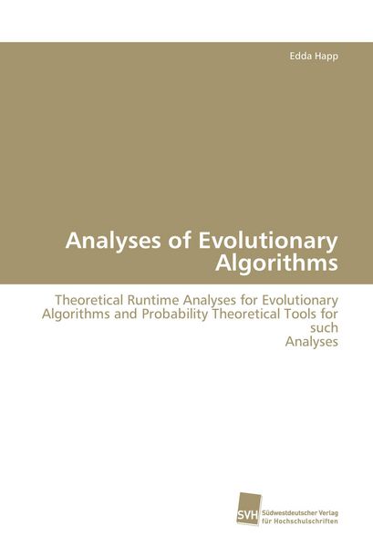 Produktbild: Analyses of Evolutionary Algorithms