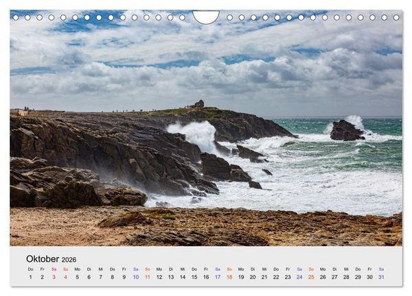 Produktbild: Bretagne Traumhafte K&uuml;sten in Frankreichs Nordwesten (Wandkalender 2026 DIN A4 quer), CALVENDO Monatskalender