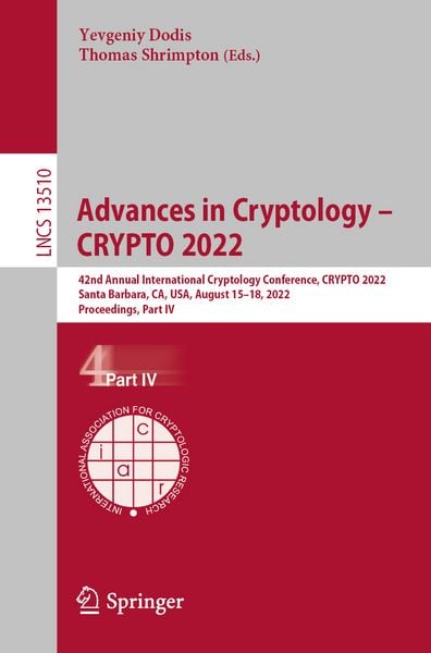 Produktbild: Advances in Cryptology &ndash; CRYPTO 2022