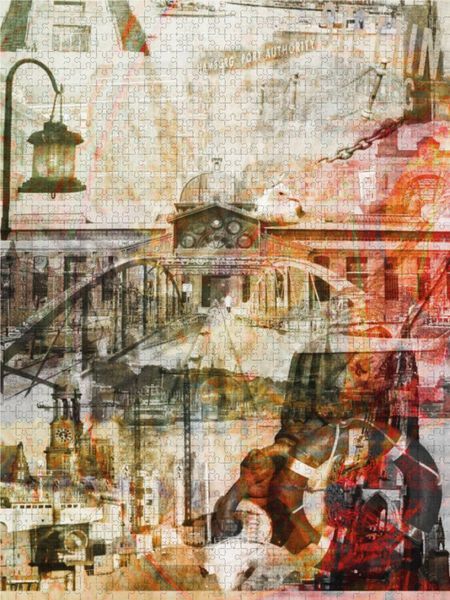Produktbild: CALVENDO Puzzle Fischmarkt | 1000 Teile Lege-Gr&ouml;&szlig;e 64x48cm Foto-Puzzle f&uuml;r gl&uuml;ckliche Stunden