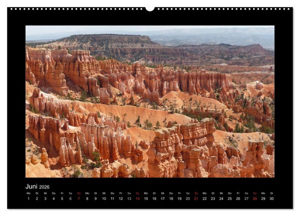 Produktbild: Amerikas wilder Westen (Wandkalender 2026 DIN A2 quer), CALVENDO Monatskalender