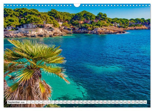 Produktbild: Mallorca - Sch&ouml;ne Impressionen der Insel (Wandkalender 2026 DIN A3 quer), CALVENDO Monatskalender