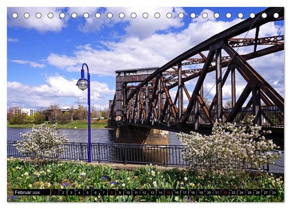 Produktbild: Magdeburg an der Elbe 2026 (Tischkalender 2026 DIN A5 quer), CALVENDO Monatskalender