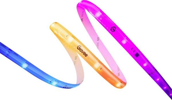 Govee Wi-Fi RGBIC LED Strip Light - 3m H619Z LED-Streifen-Komplettset 24 V, 100 V, 240 V 3 m RGB 1 St.