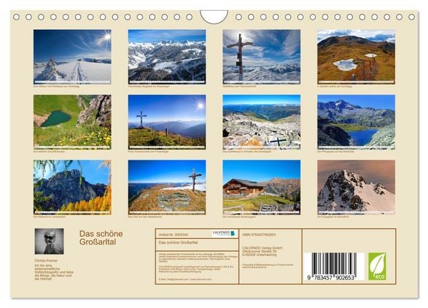 Produktbild: Das sch&ouml;ne Gro&szlig;arltal (Wandkalender 2026 DIN A4 quer), CALVENDO Monatskalender