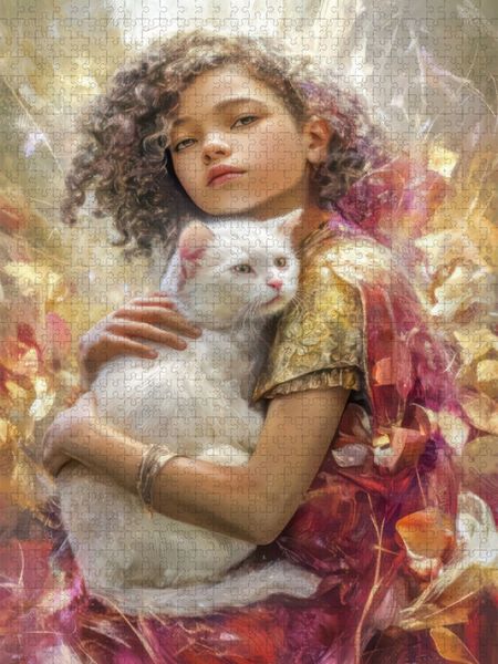 Produktbild: CALVENDO Puzzle Mensch und Tier | 1000 Teile Lege-Gr&ouml;&szlig;e 64x48cm Foto-Puzzle f&uuml;r gl&uuml;ckliche Stunden