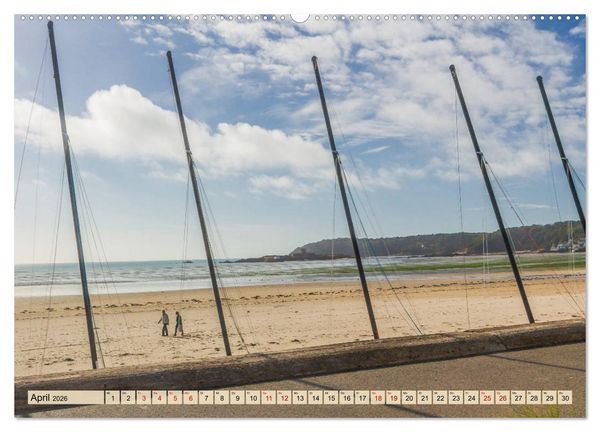 Produktbild: Jersey - Die Insel im &Auml;rmelkanal (hochwertiger Premium Wandkalender 2026 DIN A2 quer), Kunstdruck in Hochglanz
