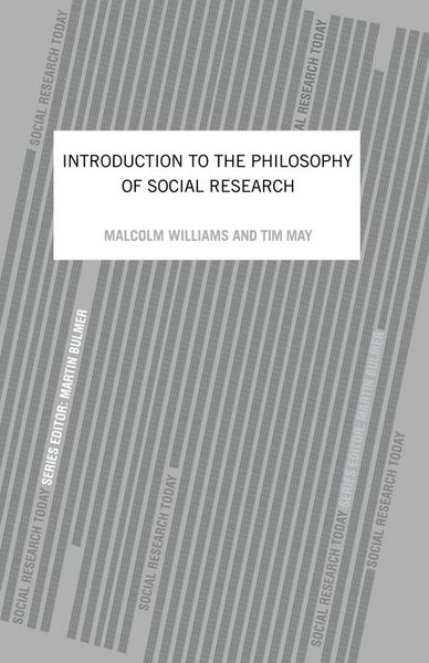 Produktbild: An Introduction To The Philosophy Of Social Research