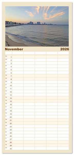 Produktbild: Familienplaner 2026 - Zauberhaftes S&uuml;dkorea Landschaften, St&auml;dte und Kultur mit 5 Spalten (Wandkalender, 21 x 45 cm) CALVENDO