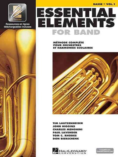 Produktbild: Essential Elements for Band Avec Eei - Vol. 1 - Basse (Bass Clef) French Edition (Book/Online Audio)