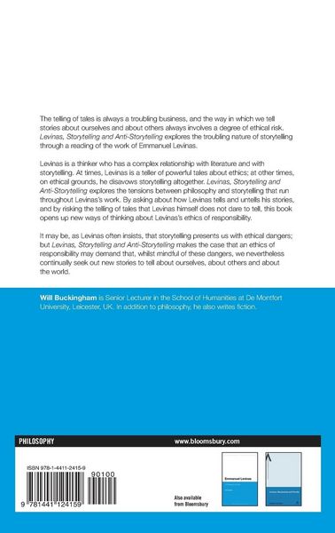 Produktbild: Levinas, Storytelling and Anti-Storytelling