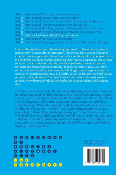 Produktbild: Handbook of Intercultural Communication