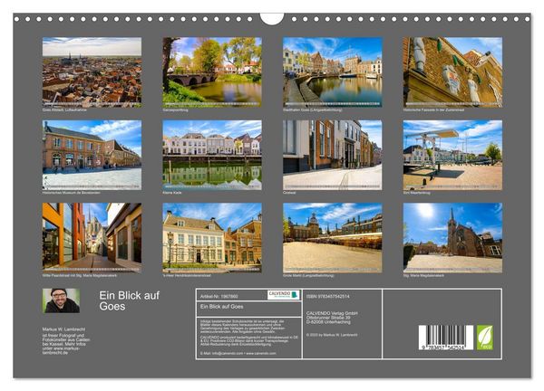 Produktbild: Ein Blick auf Goes (Wandkalender 2026 DIN A3 quer), CALVENDO Monatskalender
