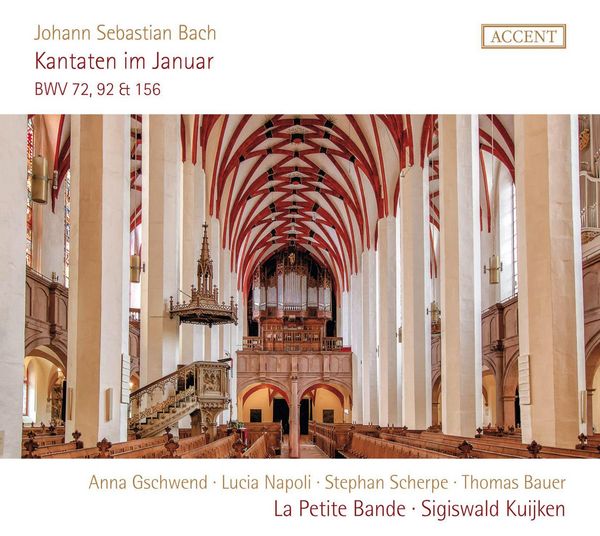 Produktbild: Johann Sebastian Bach: Cantatas BWV 72,92 & 156