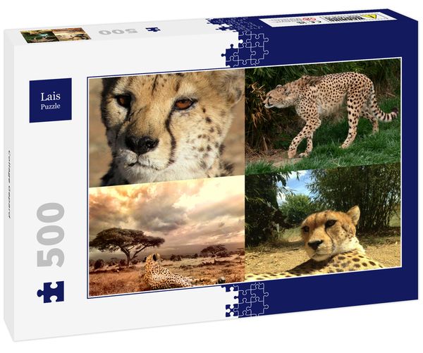 Produktbild: Lais Puzzle Collage Gepard 500 Teile