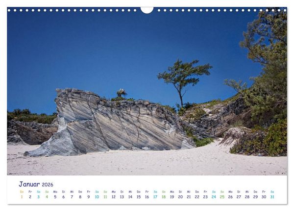 Produktbild: Bahamas-Eleuthera unterwegs am Lighthouse Beach (Wandkalender 2026 DIN A3 quer), CALVENDO Monatskalender