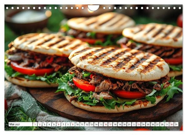 Produktbild: D&ouml;ner macht sch&ouml;ner, t&uuml;rkischer Geschmack von deinem D&ouml;nermann (Wandkalender 2027 DIN A4 quer), CALVENDO Monatskalender