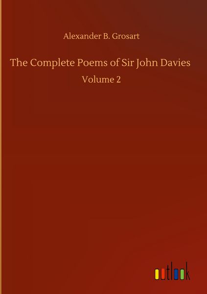 Produktbild: The Complete Poems of Sir John Davies