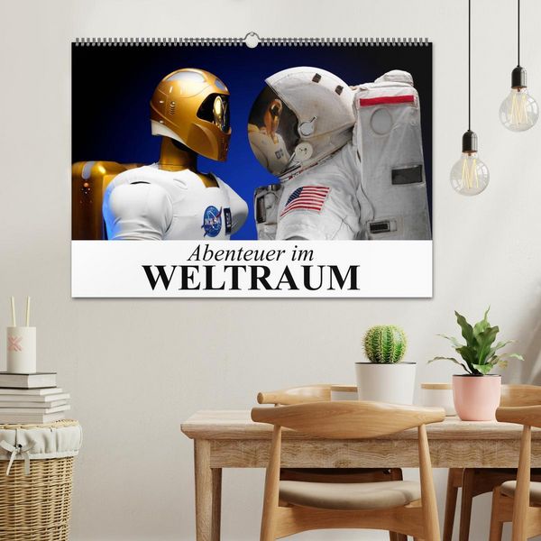 Produktbild: Abenteuer im Weltraum (Wandkalender 2026 DIN A2 quer), CALVENDO Monatskalender