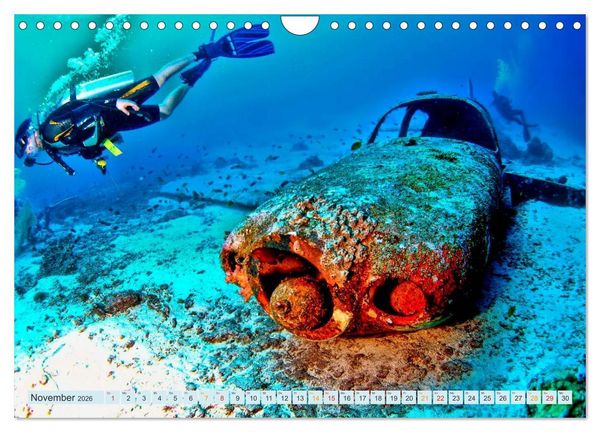 Produktbild: Tauchen - Abenteuer unter Wasser (Wandkalender 2026 DIN A4 quer), CALVENDO Monatskalender