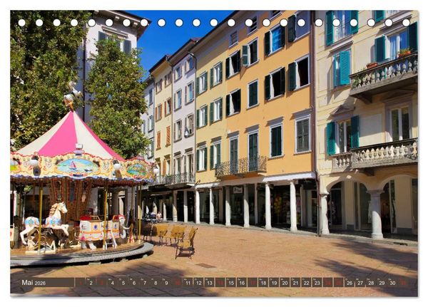 Produktbild: Lago di Varese - Eine der sch&ouml;nsten Seenlandschaften Italiens (Tischkalender 2026 DIN A5 quer), CALVENDO Monatskalender