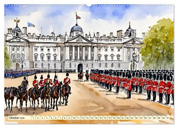 Produktbild: London - Metropole auf der Insel (hochwertiger Premium Wandkalender 2026 DIN A2 quer), Kunstdruck in Hochglanz